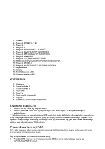 Instrukcja Denver CRD-505 Radiobudzik
