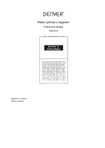 Instrukcja Denver CRD-510 Radiobudzik