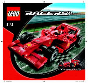 Manual Lego set 8142 Racers Ferrari F1 1-24