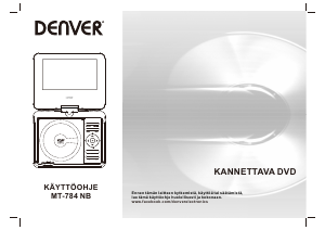 Käyttöohje Denver MT-784NB DVD-soitin