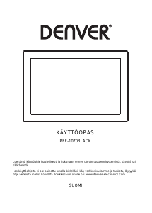 Käyttöohje Denver PFF-1017BLACK Digitaalinen valokuvakehys