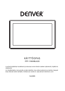Käyttöohje Denver PFF-1160HBLACK Digitaalinen valokuvakehys