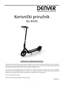 Priručnik Denver SEL-85355 Električna stepenica