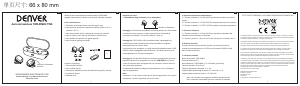 Manuale Denver TWE-53MK2 Cuffie