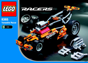 Manual de uso Lego set 8365 Racers Corredor personalizable