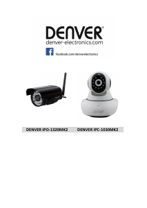 Brugsanvisning Denver IPO-1320MK2 IP kamera