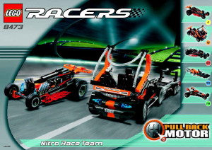 Manual Lego set 8473 Racers Nitro race team
