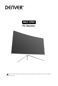 Instrukcja Denver MLC-2701 Monitor LED