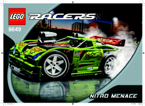 Mode d’emploi Lego set 8649 Racers Nitro Menace