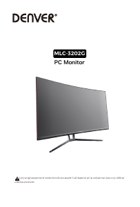 Mode d’emploi Denver MLC-3202G Moniteur LED