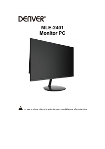 Manual Denver MLE-2401 Monitor LED