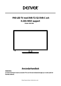 Bruksanvisning Denver LDD-2468 LED TV
