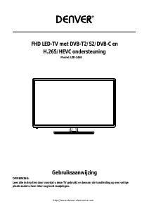 Handleiding Denver LDD-2468 LED televisie