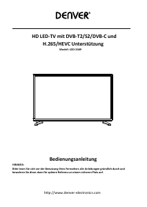 Bedienungsanleitung Denver LDD-2469 LED fernseher