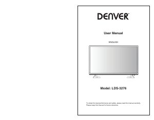 Handleiding Denver LDS-3276 LED televisie