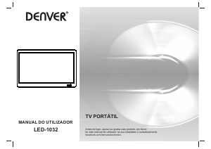 Manual Denver LED-1032 Televisor LED