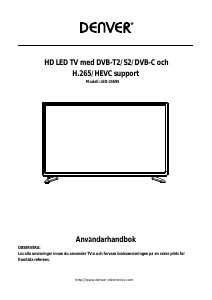 Bruksanvisning Denver LED-2469S LED TV