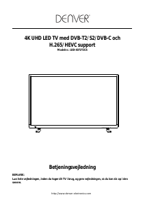 Brugsanvisning Denver LED-4072T2CS LED TV