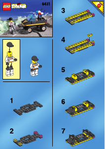 Handleiding Lego set 6431 Res-Q Reddingsvoertuig 1