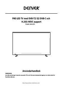 Bruksanvisning Denver LED-4073 LED TV