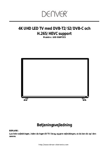 Brugsanvisning Denver LED-5569T2CS LED TV
