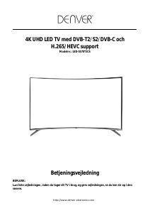 Brugsanvisning Denver LED-5570T2CS LED TV