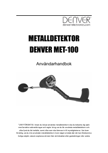 Bruksanvisning Denver MET-100 Metalldetektor