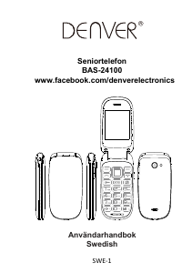 Bruksanvisning Denver BAS-24100M Mobiltelefon