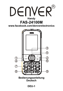 Bedienungsanleitung Denver FAS-24100M Handy