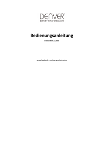Bedienungsanleitung Denver PBA-2600C Ladegerät