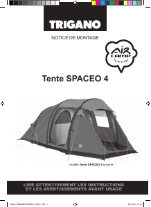 Manual Trigano Spaceo 4 Tent