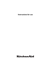 Manual KitchenAid KDSCM82142SL (UK) Dishwasher
