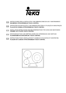 Manual de uso Teka IRS 953 Placa