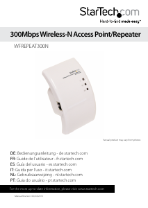 Bruksanvisning StarTech WFREPEAT300N Repeater