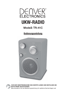 Bedienungsanleitung Denver TR-41C Radio