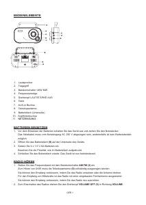 Bedienungsanleitung Denver TR-54C Radio