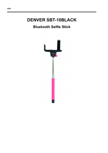 Handleiding Denver SBT-10 Selfiestick