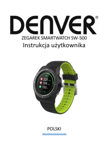 Instrukcja Denver SW-500 Smartwatch