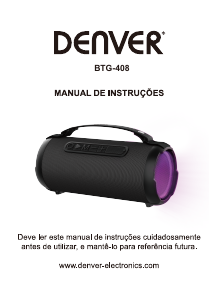 Manual Denver BTG-408 Altifalante