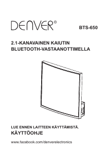 Käyttöohje Denver BTS-650 Kaiutin