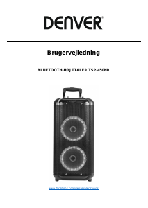 Brugsanvisning Denver TSP-450NR Højttaler