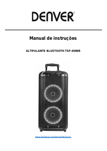 Manual Denver TSP-450NR Altifalante