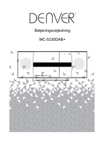 Brugsanvisning Denver MC-5230DAB+ Stereo sæt