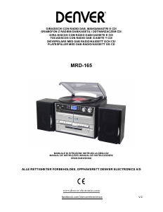 Manuale Denver MRD-165 Stereo set
