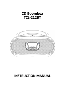 Manuale Denver TCL-212BTC Stereo set