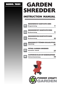 Brugsanvisning Power Craft 78521 Kompostkværn
