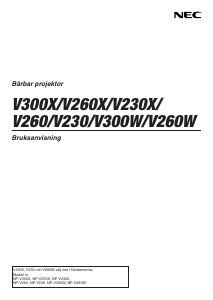 Bruksanvisning NEC V230 Projektor