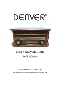 Brugsanvisning Denver MCR-50MK3 Pladespiller