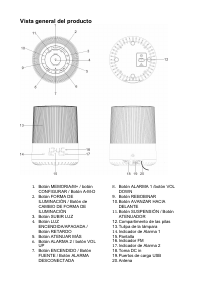 Manual de uso Denver CRL-350 Wake-up light