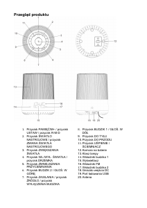 Instrukcja Denver CRL-350 Wake-up light
